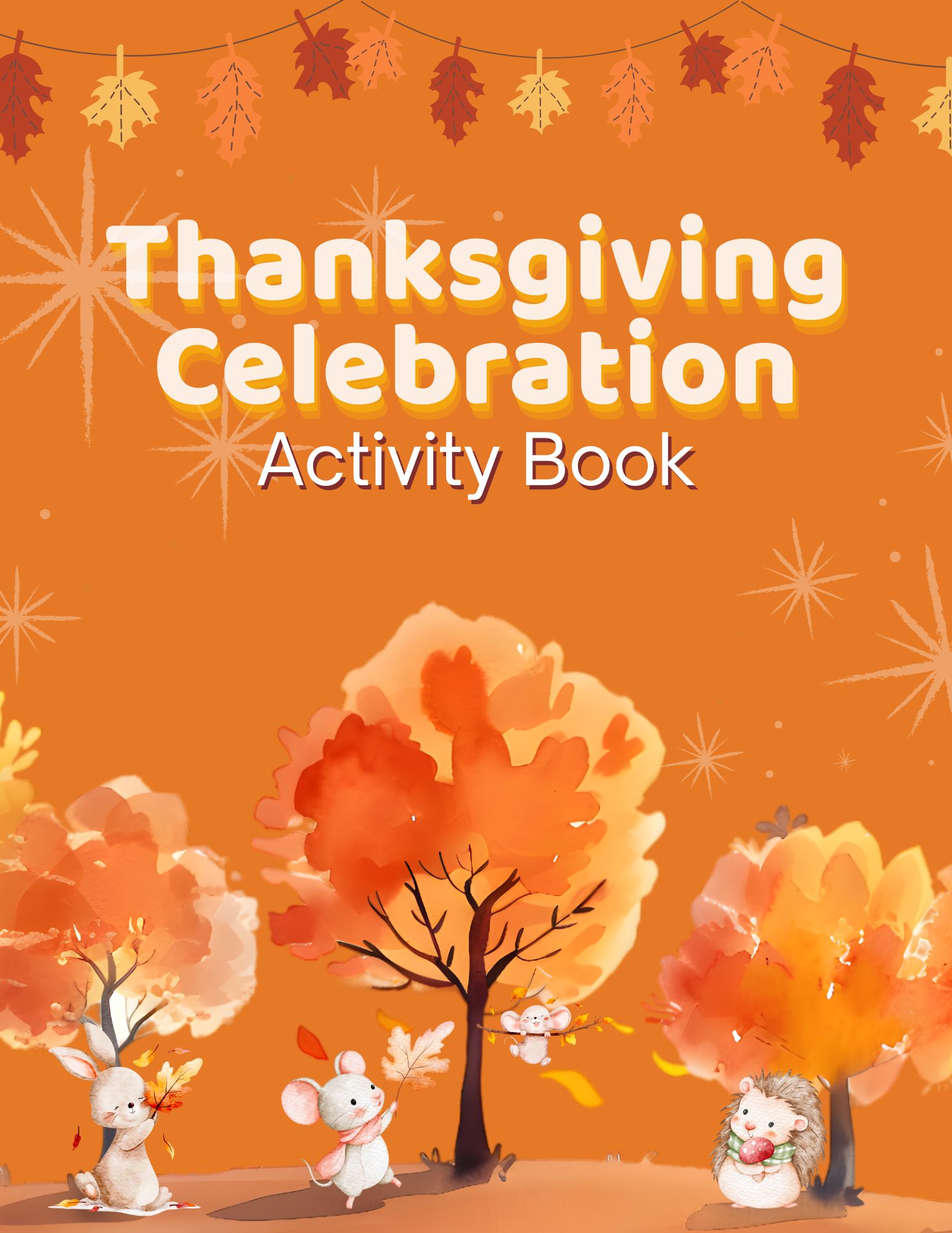 Thanksgiving Celebration Activity Book | Christian Thanksgiving Activities for Kids
