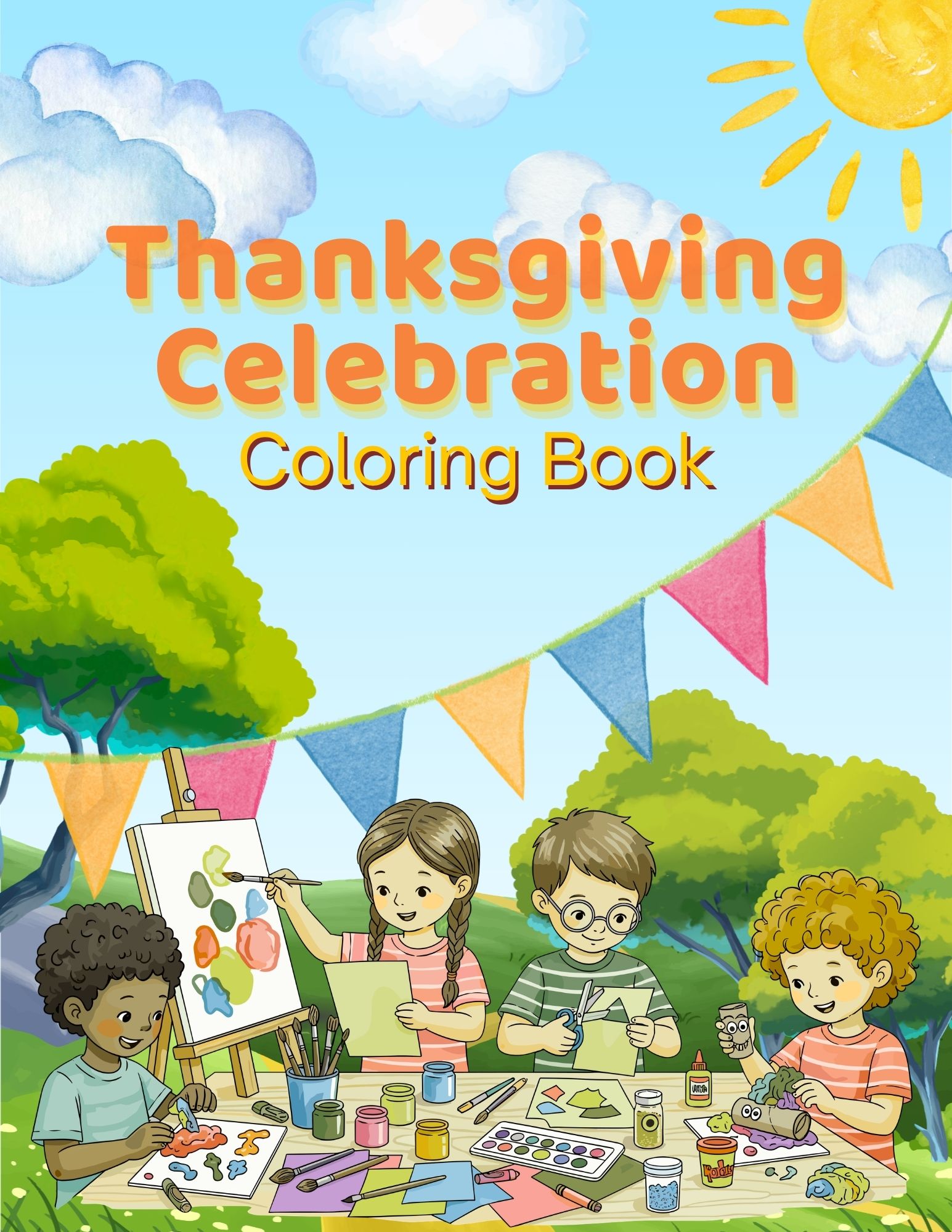 Thanksgiving Celebration Coloring Book | Christian Thanksgiving Printable for Kids